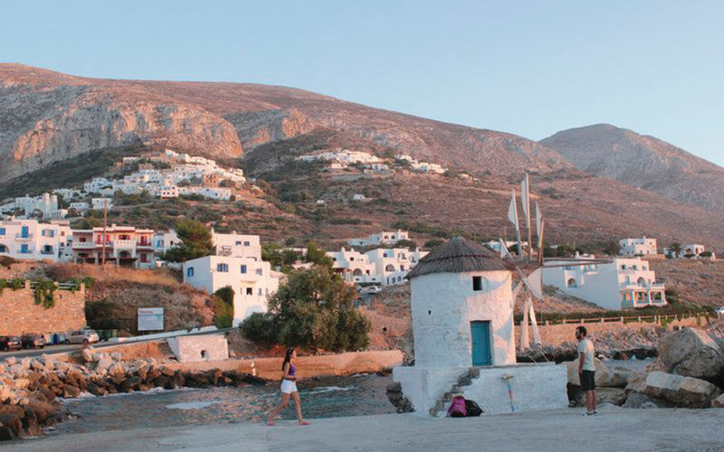 Amorgos ein Bild von Amorgos mit Blick auf Gebäude und Berge