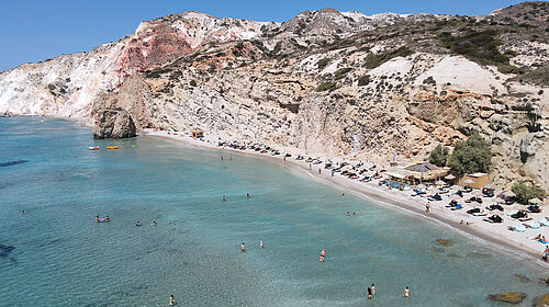 Milos - bezaubernde Sandbuchten & mehr