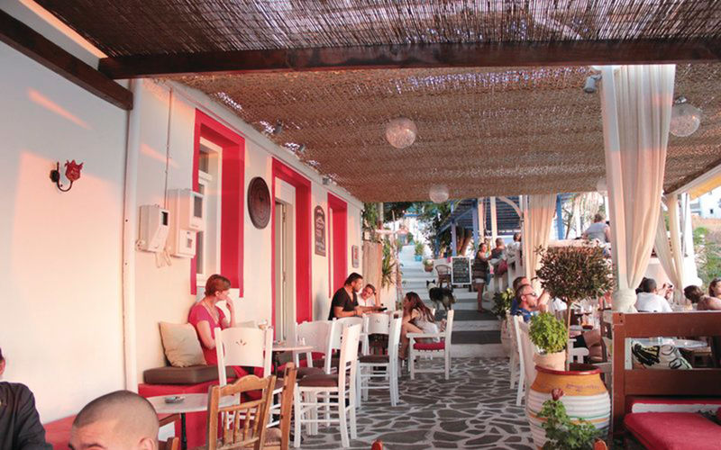 Amorgos ein Bild eines möglichen Restaurants auf Amorgos