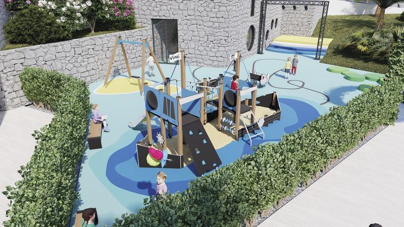 Makarska, Aminess Khalani Beach Hotel, Spielplatz