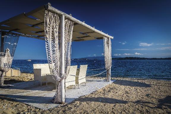 Chalkidiki, Hotel Akti Ouranoupoli, Strand