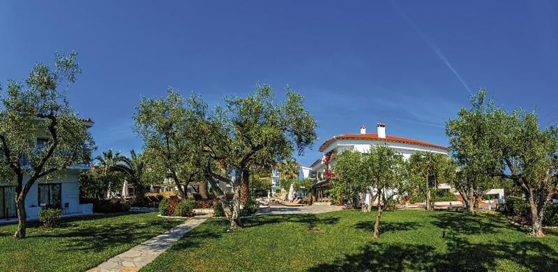 Chalkidki, Flegra Palace, Gartenanlage