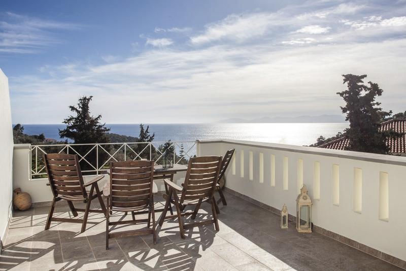 Skopelos, Stafylos Suites, Terrasse