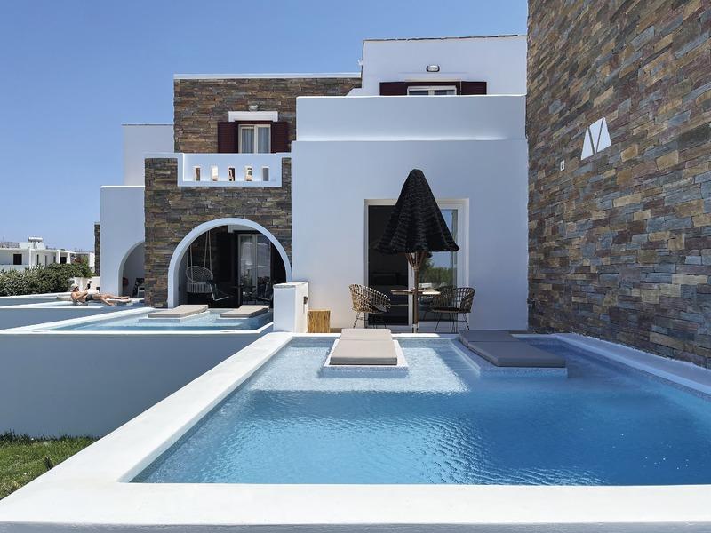 Naxos, Hotel Aegean Land, Wohnbeispiel Private Pool