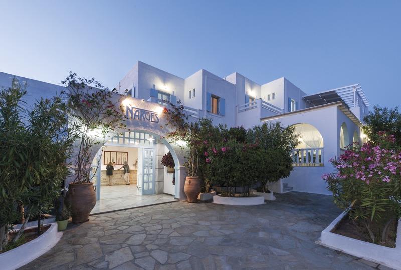 Paros, Hotel Narges, Außenansicht