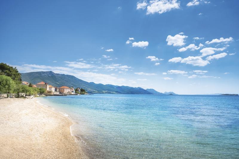 Orebic, Aminess Hotel Grand Azur, Strand