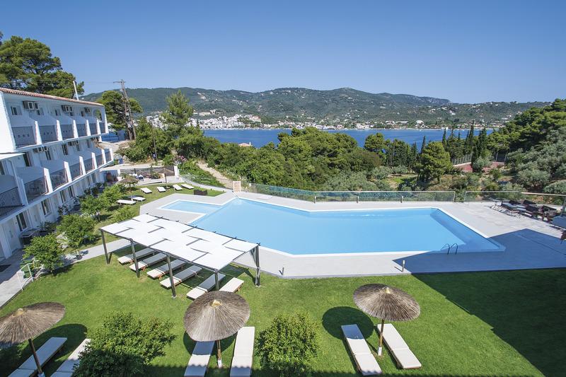 Skiathos, Hotel Punta, Pool