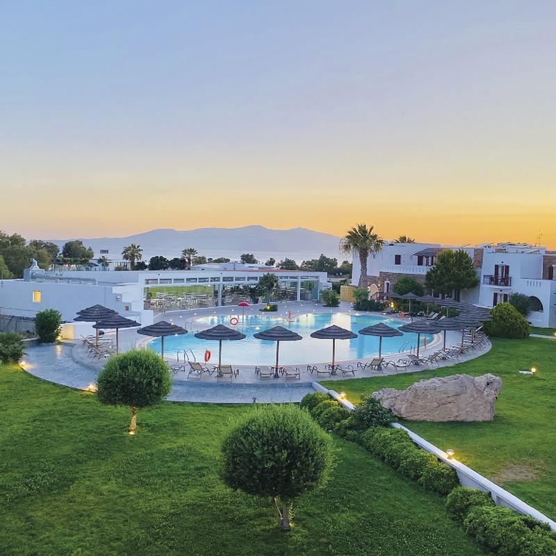 Naxos, Hotel Aegean Land, Pool
