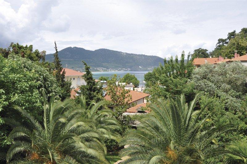 Thassos, Hotel Miramare, Gartenanlage