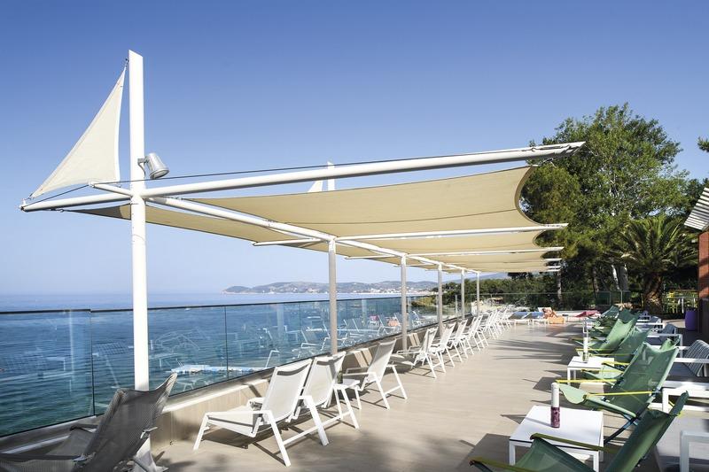Thassos, Hotel Alexandra Beach & Spa Resort, Terrasse