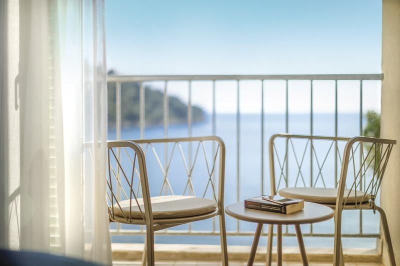 Insel Korcula, Aminess Lume Hotel, Terrasse