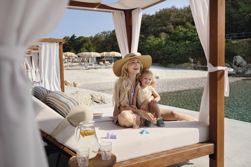 Insel Rab, Arba Resort, Valamar Collection, Strand