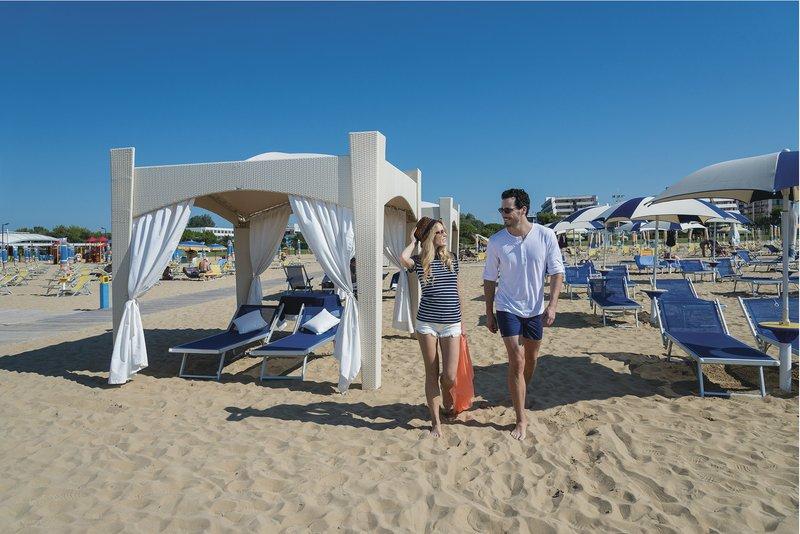 Bibione, Hotel Savoy Beach, Strand