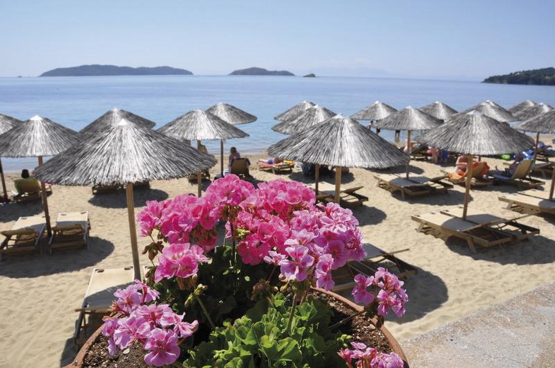 Skiathos, Hotel Esperides Beach, Strand